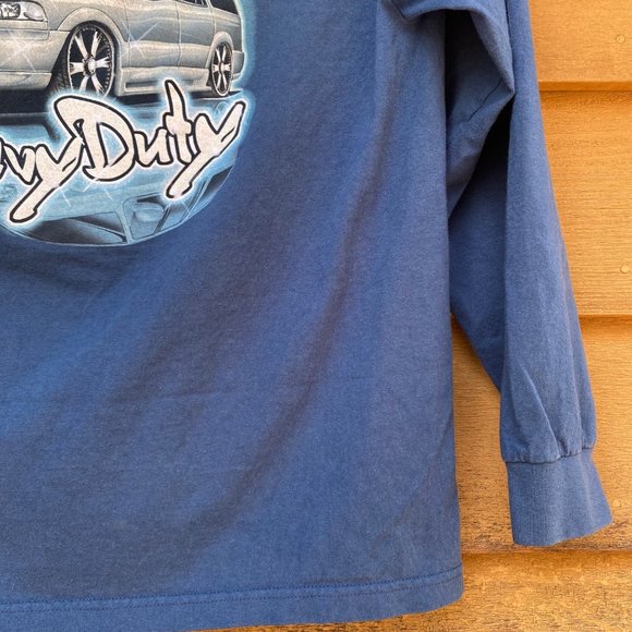 Vintage Y2K 2002 Top Heavy 2 Phast Lincoln Navigator Heavy Duty Long Sleeve T-Sh - Picture 13 of 16